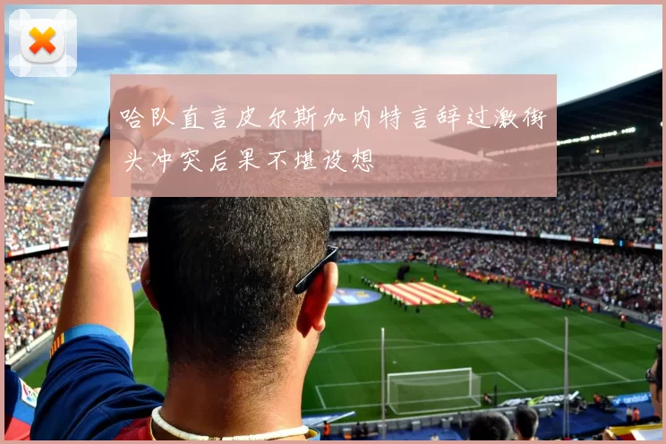 哈队直言皮尔斯加内特言辞过激街头冲突后果不堪设想